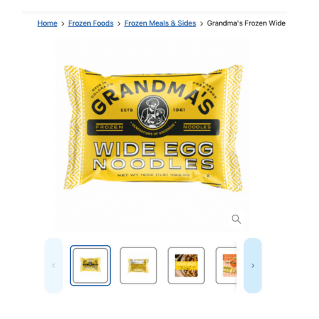 Grandma's Frozen Noodles for sale online. 